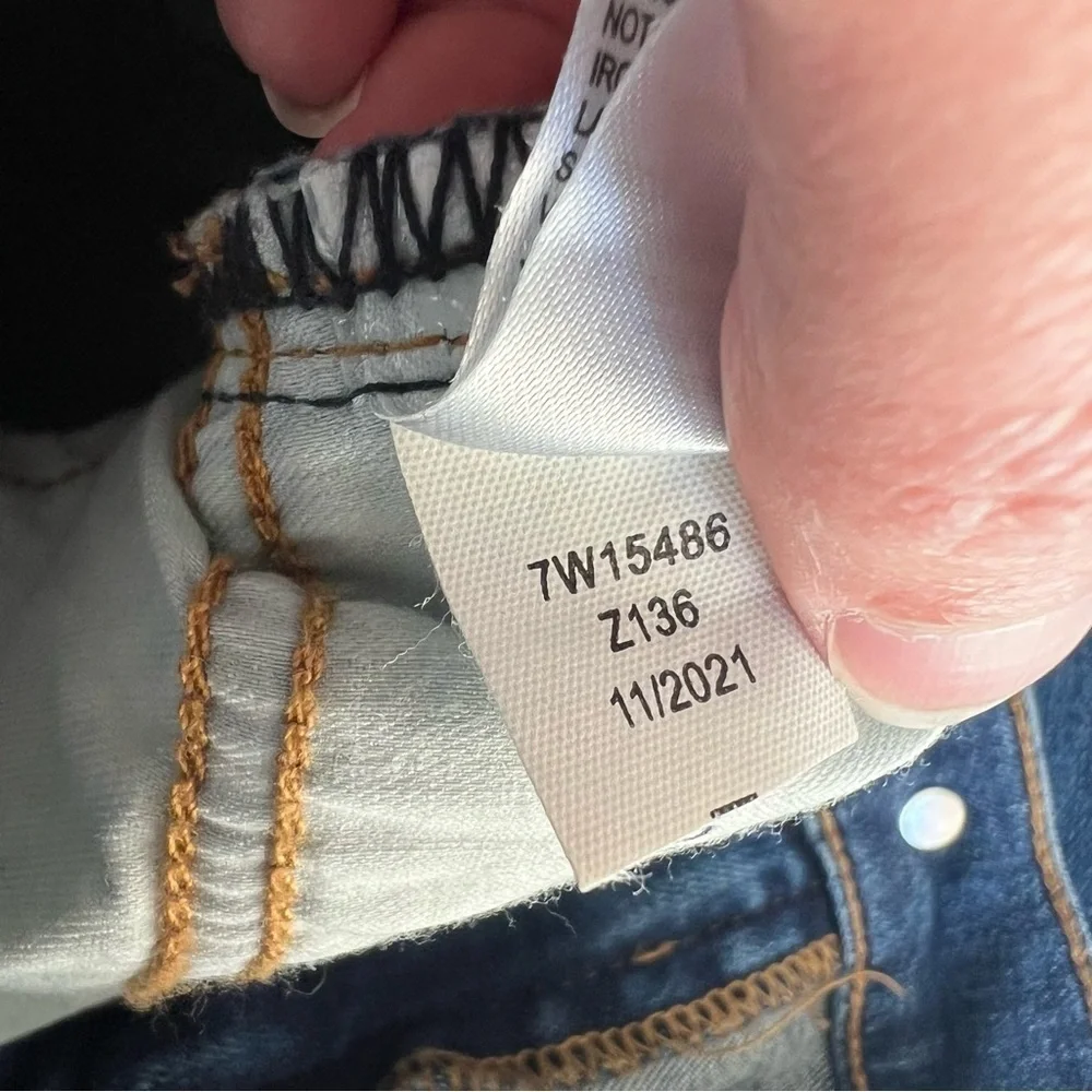 Lucky Brand Easy Rider Jean mid rise straight fit boot cut dark wash size 2 26 - Picture 13 of 16